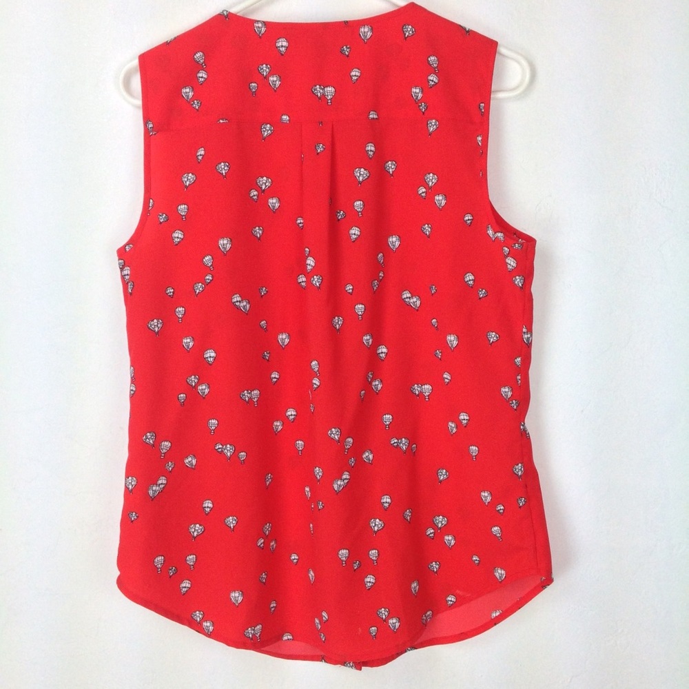 Jasmine and Juliana red sleeveless top - Picture 5 of 8